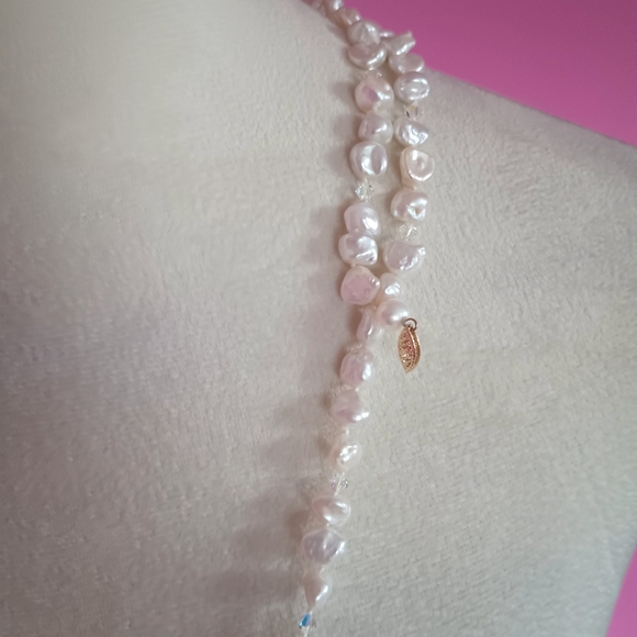 20" freshwater pearl necklace with 14K gold clasp - Picture 6 of 9